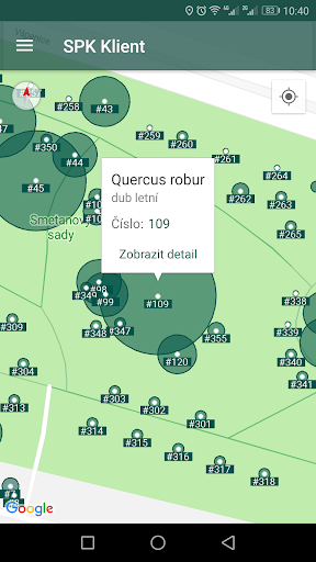 Screenshot of the SPK Client app